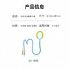 He Jiangong dog rope one to two traction rope double-headed dog rope two dogs double chain traction dog walking rope small dog two-headed rope double-headed traction rope - purple 100cm
