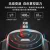 Midea vacuum cleaner home wired handheld horizontal large suction multi-purpose carpet cleaning machine high-power vacuum cleaner and mite remover 1400W suction and wiper integrated five-fold filter C7 Xuanwu Gray