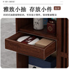 Tao Mengju solid wood Chinese-style mobile tea table household small tea table living room tea cart balcony tea table cabinet kettle integrated tea cabinet