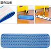 Rubbermaid business supplies Rubbermaid mop dust push flat mop mop rod commercial mop hotel mop absorbent mop mop head replacement head bucket mop cleaning special 18-inch microfiber wet mop blue