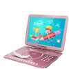 Xianke high-definition portable EVD multi-function DVD video player large-screen outdoor DVD player 22# rose gold high-definition DVD version standard + 32G audio and video USB flash drive