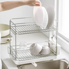 ASVEL Japanese drain rack household water filter basket kitchen storage rack countertop sink cup chopsticks plate dish storage rack single layer