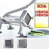 French fries machine cuts potato strips, radish, onion, cucumber, diced French fries slicer, home commercial artifact, 10 mm size + 13 mm size export
