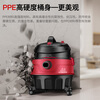 Puppy bucket vacuum cleaner household 1800W high-power high-suction industrial vacuum cleaner dry and wet blowing three-purpose decoration beauty seam land reclamation cleaning multi-function one-click cord collection T004S