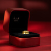 Chow Tai Fook inherited persimmon everything goes well pure gold ancient gold craft gold ornaments (priced about 10g) IF2152 gold Au999 about 10.08g