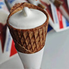 Hongbaolai Russian style large cone milk flavored ice cream 100g