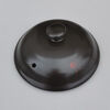 Casserole lid single lid Ceramic casserole lid accessories black and white soup pot lid universal electric stew pot casserole medicine black 1 inch lid outer diameter 20.5CM with card slot
