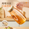 Double gun oil kettle kitchen special anti-leak spout without hanging oil bottle thickened high borosilicate glass jar sesame oil jar vinegar soy sauce seasoning kettle