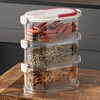 Home story Japanese spice storage box food-grade aniseed seasoning jar home kitchen peppercorns octagonal compartment multi-layer sealing