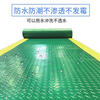 Insulating rubber mat, rubber mat, PVC Oxford yellow warning edge anti-slip mat, thickened rubber carpet, factory workshop, warehouse security inspection yellow edge fire escape floor mat, green herringbone pattern (yellow edge) thickened by about 2.5mm, 1.6 meters wide * 1 meter long