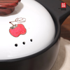 Shunxiang casserole soup pot ceramic stew clay pot rice stew pot open fire porridge health casserole high temperature resistant stone pot Chinese medicine Shishi Ruyi Guangfu Fort 2.3L