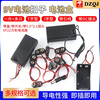 9V12v battery buckle battery box T/I type 9V with cover and switch with 5.5*2.1 plug 6F22 square seat T type 9V battery buckle (5 pieces)