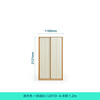 Lin's home wardrobe bedroom household sliding door sliding door wardrobe small apartment ideal home series UD1D