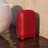 TUPLUS time capsule series suitcase wide trolley case large capacity suitcase coral red 20 inches