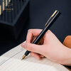 PARKER Teacher's Day gift fountain pen and ink pen High-end business gift custom engraved Day graduation gift Coming of age calligraphy pen souvenir prize stationery metal pen stationery Wyatt XL black gold clip ink pen + small ink gift box (customized engraved)