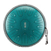 Huashu Kongling Drum 15-tone Sanskrit tone hollow drum for children beginners hand disc drum professional-grade percussion instrument Wangyou drum teaching 13-inch 15-tone D key malachite limited time special price Kongling Drum store list TOP