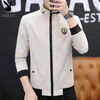 Playboy (PLAYBOY) jacket men's coat men's autumn and winter Korean style trendy men's business casual stand-up collar solid color top