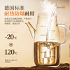 Double gun oil kettle kitchen special anti-leak spout without hanging oil bottle thickened high borosilicate glass jar sesame oil jar vinegar soy sauce seasoning kettle