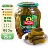 Uncle Ivan imported from Russia, pickled cucumbers, Russian-style Vanya daddy canned sauce, pickles, food for meals 680g