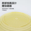 Plastic vegetable sink drain basket multi-functional living room household kitchen artifact plastic vegetable basket round fruit and vegetable basket food plastic drain basket steamed bun basket household thickened kitchen household rice washing sieve fruit vegetable vegetable drain basket Weiye Green Medium Size One Piece Set New Material丨Enlarge and Deepen