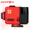Shijing (SHIJING) red light level 12-line ultra-bright outdoor floor-mounted meter, wall-to-ground integrated high-precision 12-line red light wall-to-ground integrated meter 7829F dual lithium battery 2