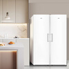 Haier (Haier) Xiaohonghua set series variable frequency air-cooled frost-free household vertical freezer large capacity drawer-type small freezer small refrigerator freezer conversion level Xiaohonghua 335L variable frequency frost-free independent ice making ice and snow white -30 degrees