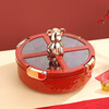 Youlunmei dried fruit plate nut box home living room fruit plate high-end 2025 new candy box high-value melon seed plate storage box festive red-rotatable
