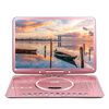 Xianke high-definition portable EVD multi-function DVD video player large-screen outdoor DVD player 22# rose gold high-definition DVD version standard + 32G audio and video USB flash drive