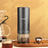 Mongdio bean grinder electric coffee bean grinder portable rechargeable steel core grinder button type externally adjustable 38-speed steel core - black