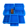 Liwang divided box multi-grid screw box classification box storage box separated parts box material box plastic hardware box tool storage box 585*380*137 six-grid blue