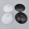 Casserole lid single lid Ceramic casserole lid accessories black and white soup pot lid universal electric stew pot casserole medicine black 1 inch lid outer diameter 20.5CM with card slot