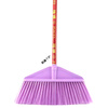 Plastic broom factory cleaning single classroom large hard bristled broom outdoor sanitation yard sweeping water hard bristled small beautiful split hair with wooden pole
