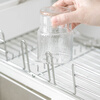 ASVEL Japanese drain rack household water filter basket kitchen storage rack countertop sink cup chopsticks plate dish storage rack single layer