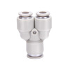 AirTac air pipe quick-in connector Y-type tee reducing diameter APW6-4/8-6/10-8/12-10 APW10-8
