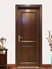 Wen Yijia Foshan log door Shabili painted door bedroom door flat door new Chinese style full solid wood door environmentally friendly paint walnut log large board package installation