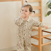 Cute Bear baby girl jumpsuit, fashionable and cute, spring and autumn infant and toddler stretchy clothes, crawling clothes, going out clothes, spring clothes