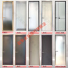 Meikejie 2023 new customized high-end extremely narrow indoor toilet bathroom kitchen study flat door tempered glass door small red line Douyin l - single-layer glass single door cover and double door cover differentiated selection