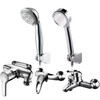 JOMOO JOMOO bathroom shower shower set all-copper exposed shower faucet mixing valve simple shower head B style faucet