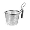 Anbuy 304 stainless steel hot pot colander kitchen household hanging side noodles spoon colander filter basket colander S1285