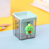 Cartoon double-hole pencil sharpener for students, small portable pencil sharpener, student pencil sharpener, pencil sharpener, random 1 piece