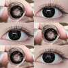 OVOLOOK Black Color Contact Lenses Half Yearly Disposable Genuine Sandwich Size Diameter Hydrating Pure Desire Color Contact Lenses Flagship Store Pure Philosophy 14.2 Half Yearly Disposable 0 Degree