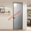 Meikejie Internet celebrity extremely narrow Changhong glass door bathroom kitchen toilet bathroom door single door minimalist glass swing door porcelain magnesium silver gray Internet celebrity extremely narrow 2.0mm wall thickness 1635