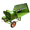 Wen Yijia 2025 upgraded large mouth feed thresher rapeseed wheat soybean sorghum thresher multifunctional thresher 90# large mouth thresher pulley 3KW copper core motor