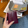 Woodpecker (TUCANO) Genuine Pickup Bag Wallet Two-in-One Girls Small and Exquisite Wallet Folding Short Women's 2026 New High-End Burgundy (9 Card Slots in Gift Box)