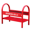 Qilu Anran thickened red fire extinguisher fixed bracket shelf fire equipment shelf bracket fixed rack fire extinguisher base storage rack 4/5/8kg fire extinguisher bracket shelf 4/5kg universal fire extinguisher bracket - can hold two 0.5mm thick