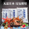 Liuyang ice bag fresh-keeping express special biological ice bag without water filling reusable frozen refrigerated seafood fruit aviation 100g 10 pieces reusable type