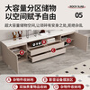 Aimuge includes installation solid wood TV cabinet floor-standing coffee table combination living room 2025 new storage cabinet TV cabinet 160*40*60cm double door four drawer TV cabinet