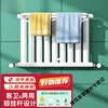 Yaotian new radiator kitchen bathroom bathroom household steel small basket towel bar rack manufacturer straight hair 9-column flat panel
