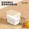 Cabinet star seasoning box wall-mounted kitchen household high-end new seasoning jar storage box combination set onion ginger garlic storage rack cream white seasoning box * 4 + storage rack * 1