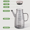 Home KATEI STORY Japanese glass oil pot leak-proof oil bottle kitchen household non-sticking oil seasoning soy sauce vinegar oil stainless steel transparent glass oil pot - pouring oil pot 600ml